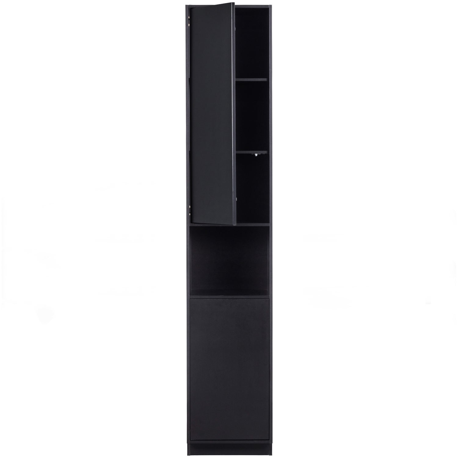 Opbergkast Finca Mat zwart, 210 x 40cm - Afbeelding 4