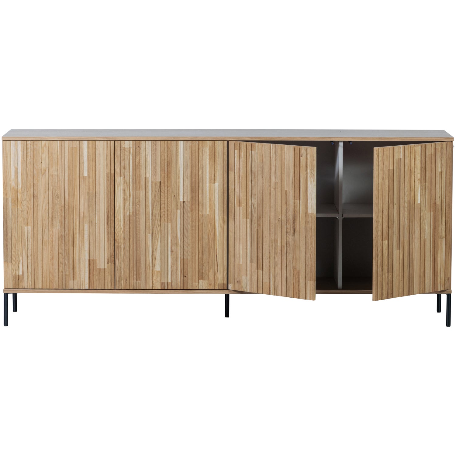 Dressoir New Gravure 200cm - Naturel - Afbeelding 6
