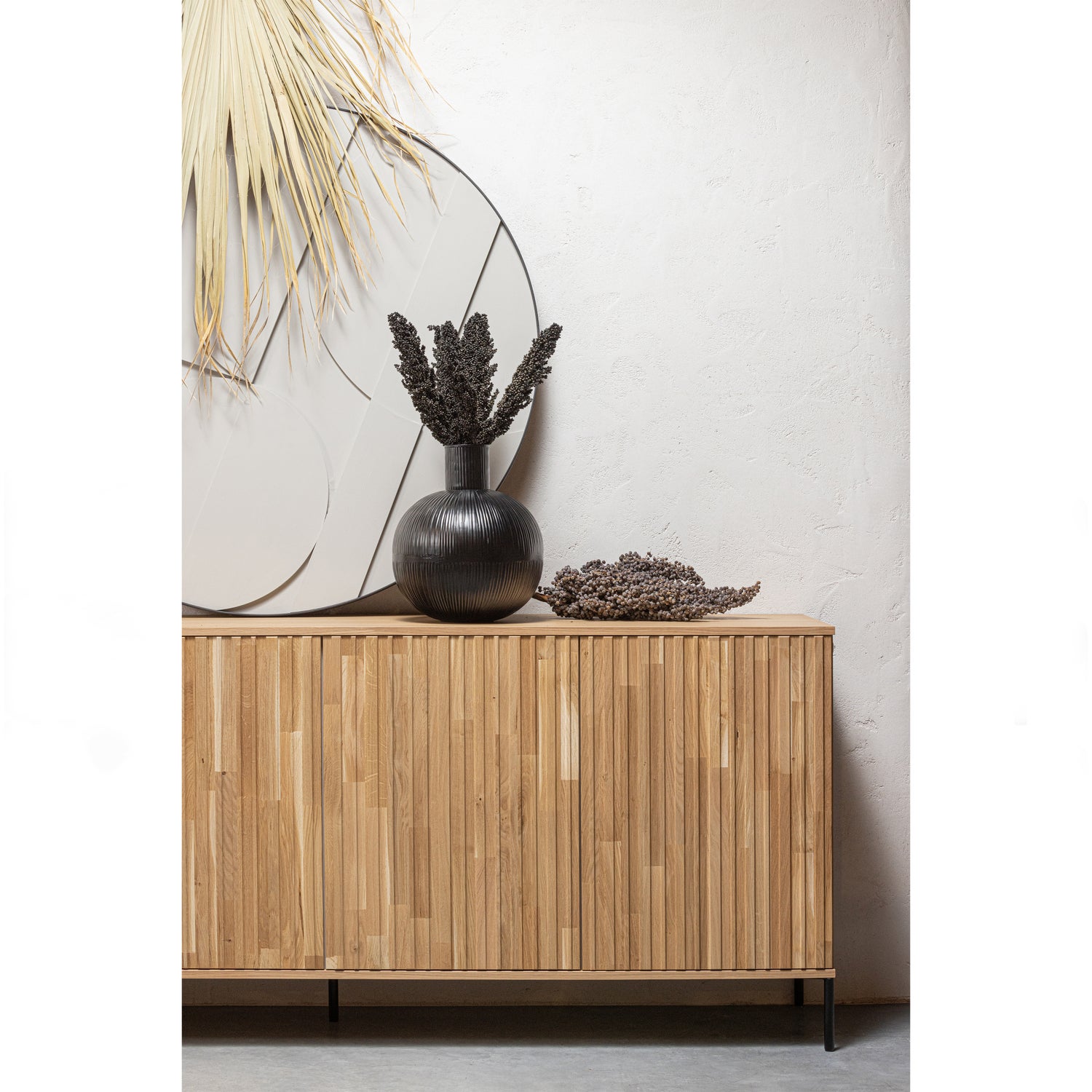 Dressoir New Gravure 200cm - Naturel - Afbeelding 3