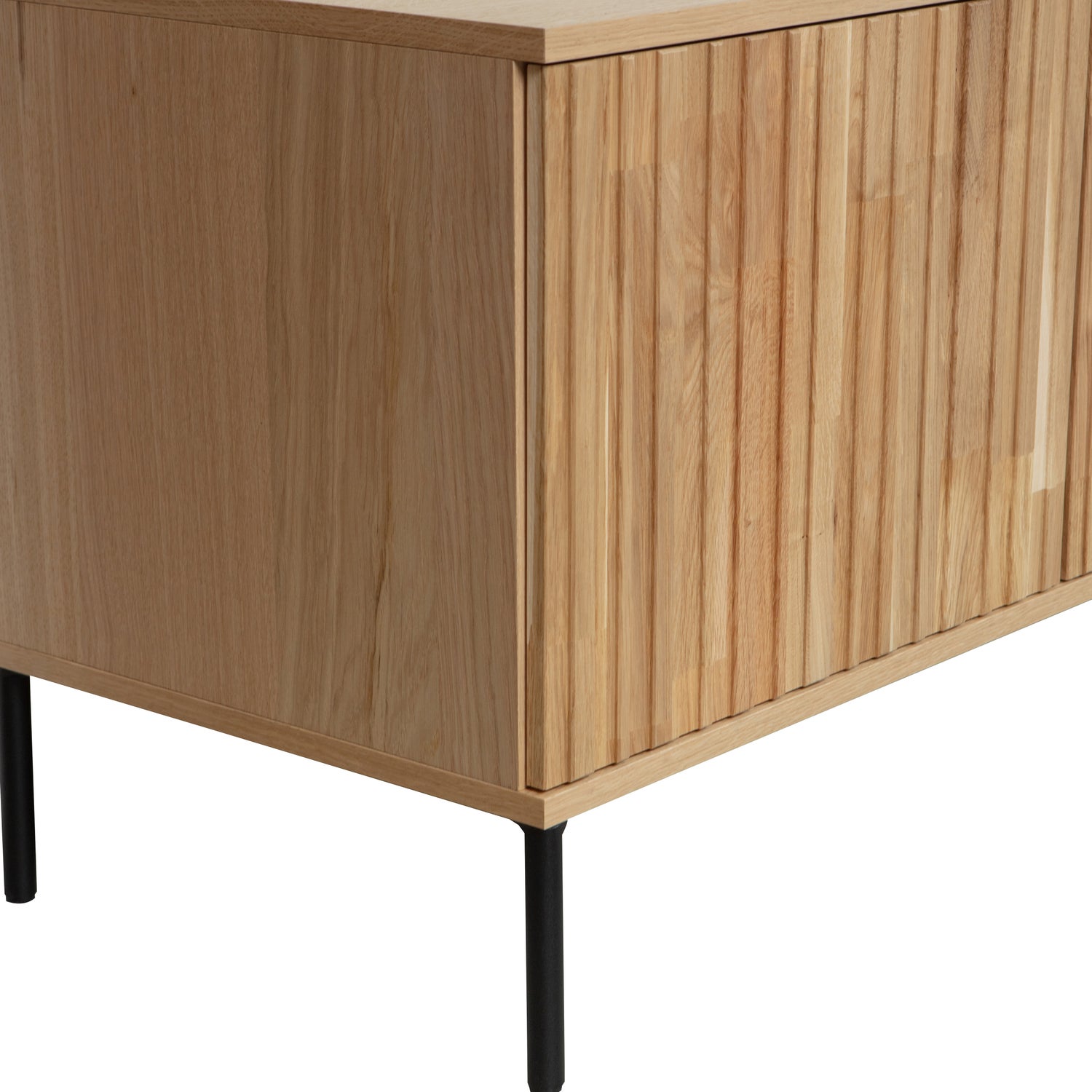 TV-meubel New Gravure Grenen 100cm, kleur Naturel - Afbeelding 6