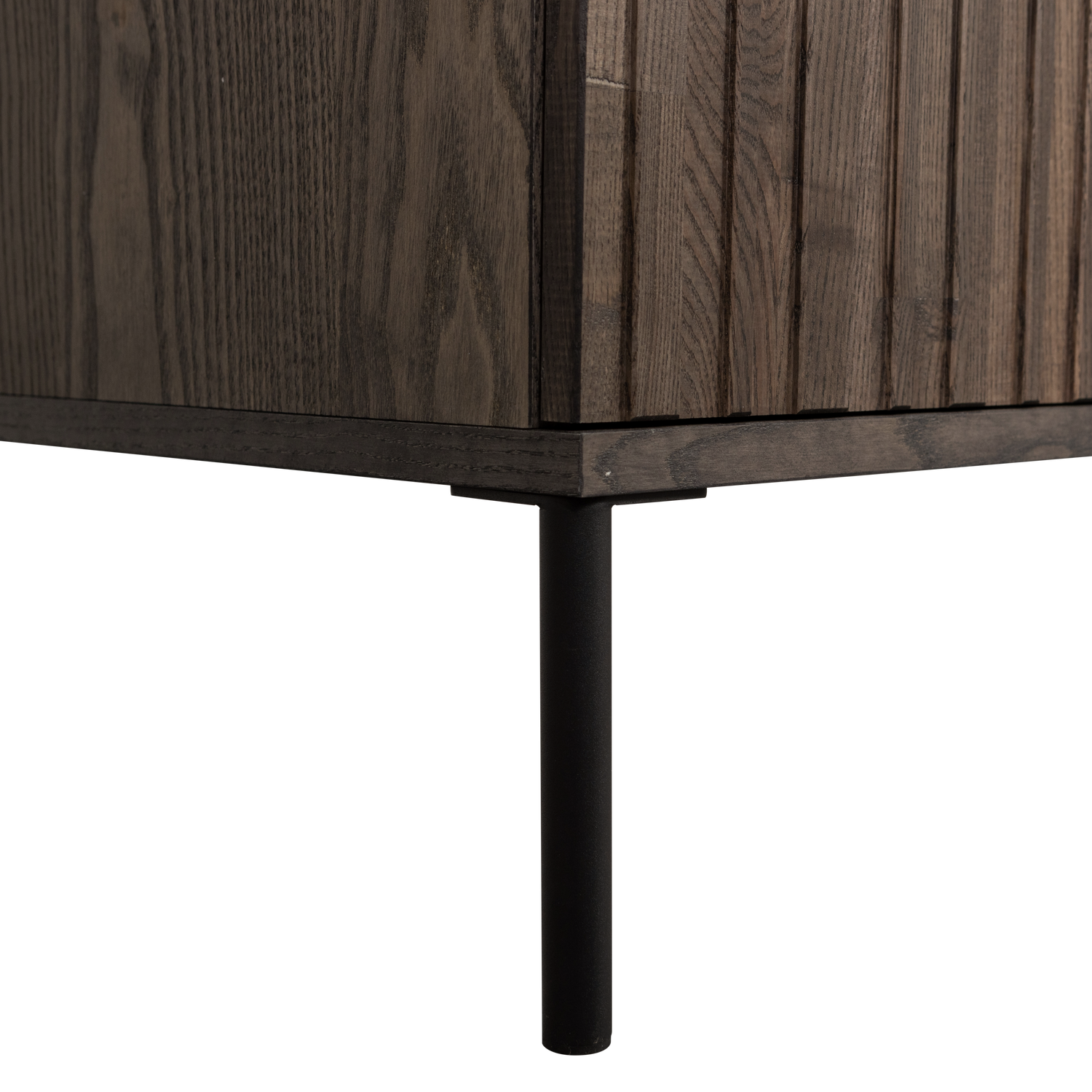TV-meubel New Gravure Grenen 100cm, kleur Espresso - Afbeelding 6
