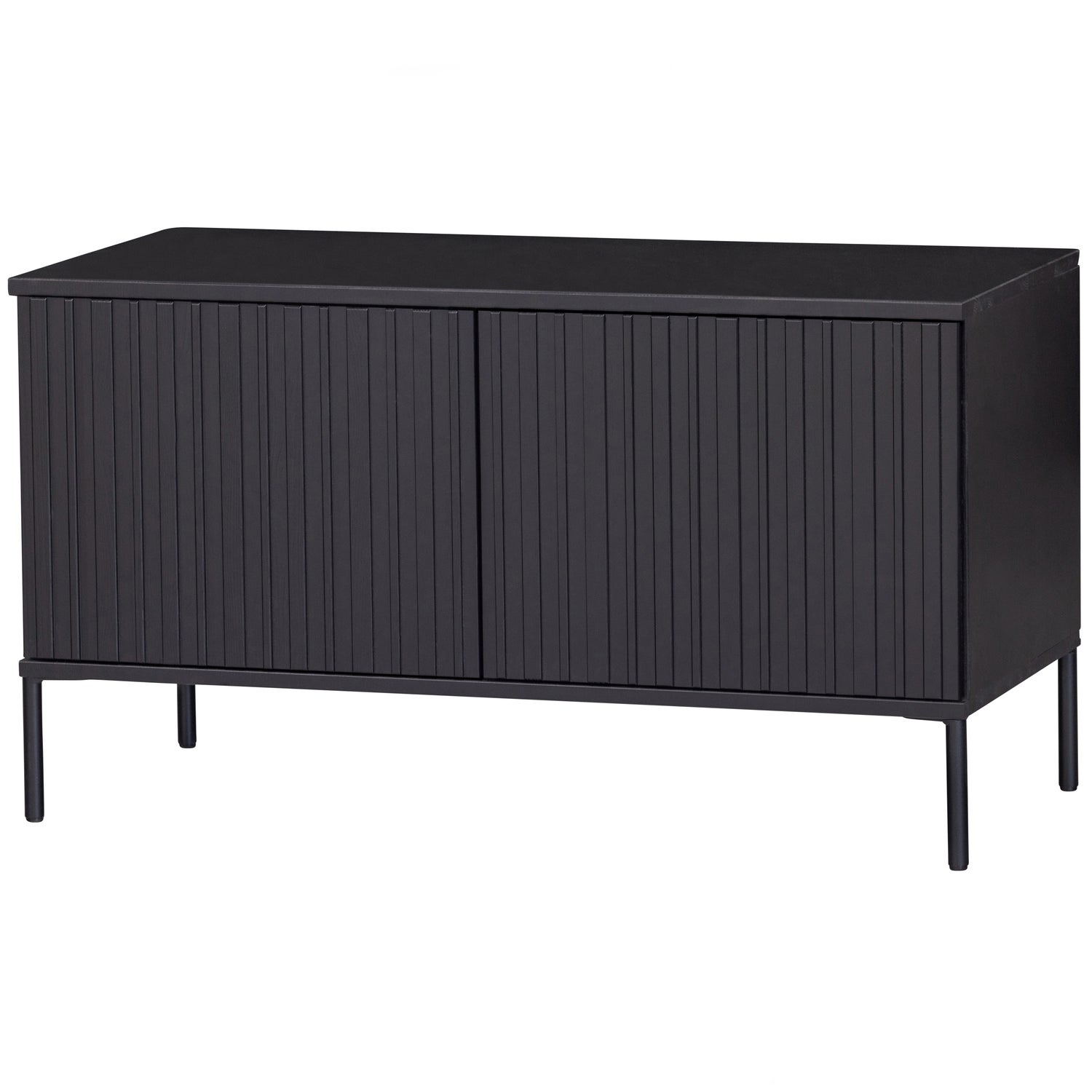 TV-meubel New Gravure Grenen 100cm, kleur Zwart