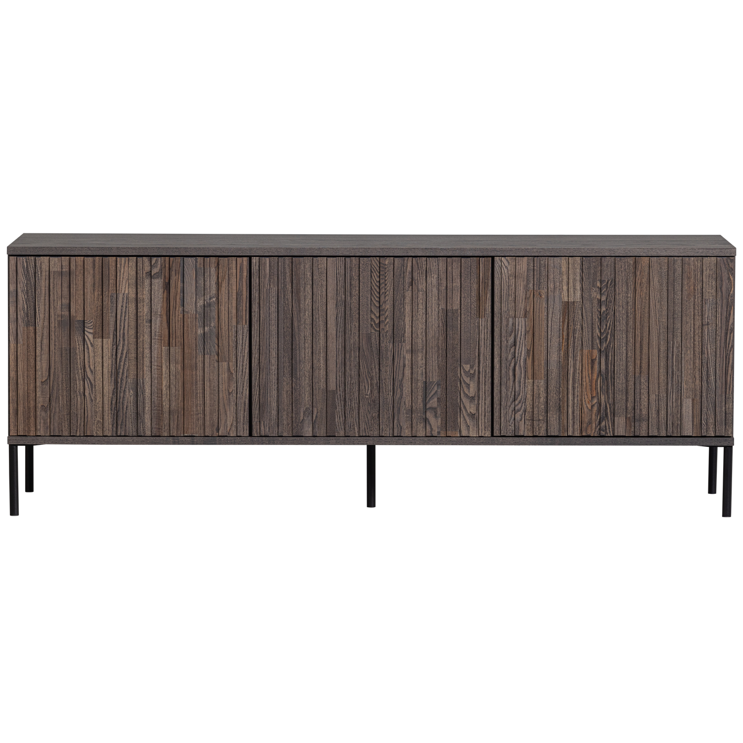 TV-meubel New Gravure Grenen 150cm - Espresso - Afbeelding 4