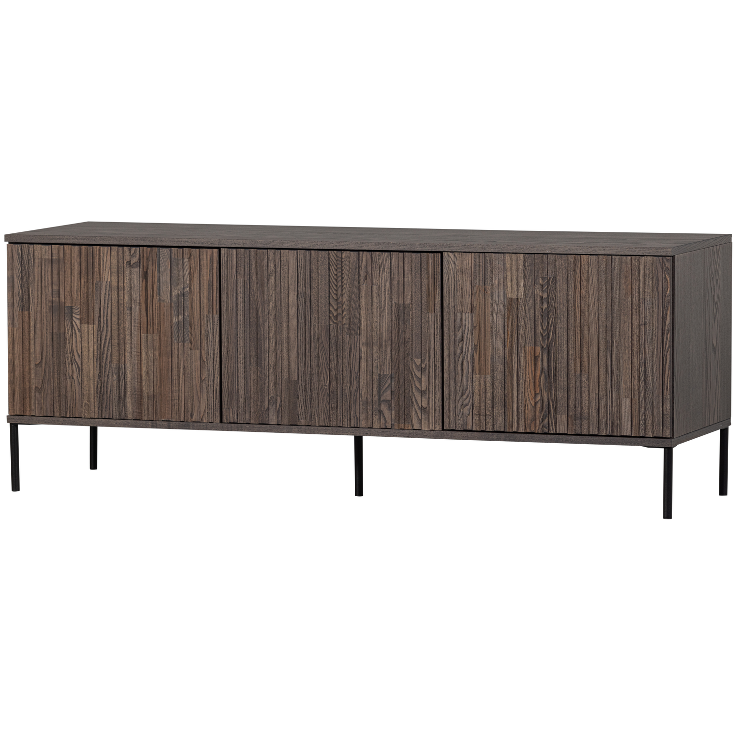 TV-meubel New Gravure Grenen 150cm - Espresso