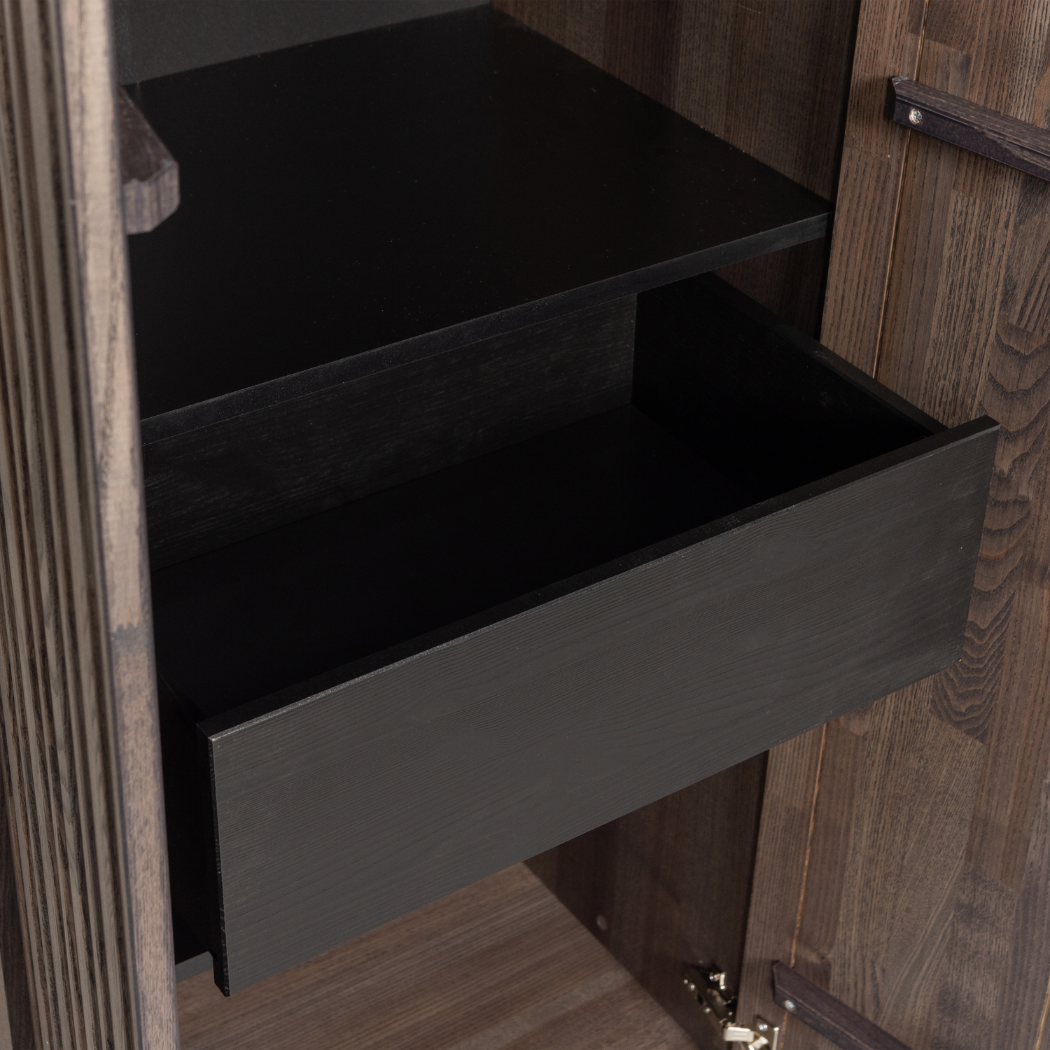 Opbergkast New Gravure 120 x 60cm - Espresso - Afbeelding 8