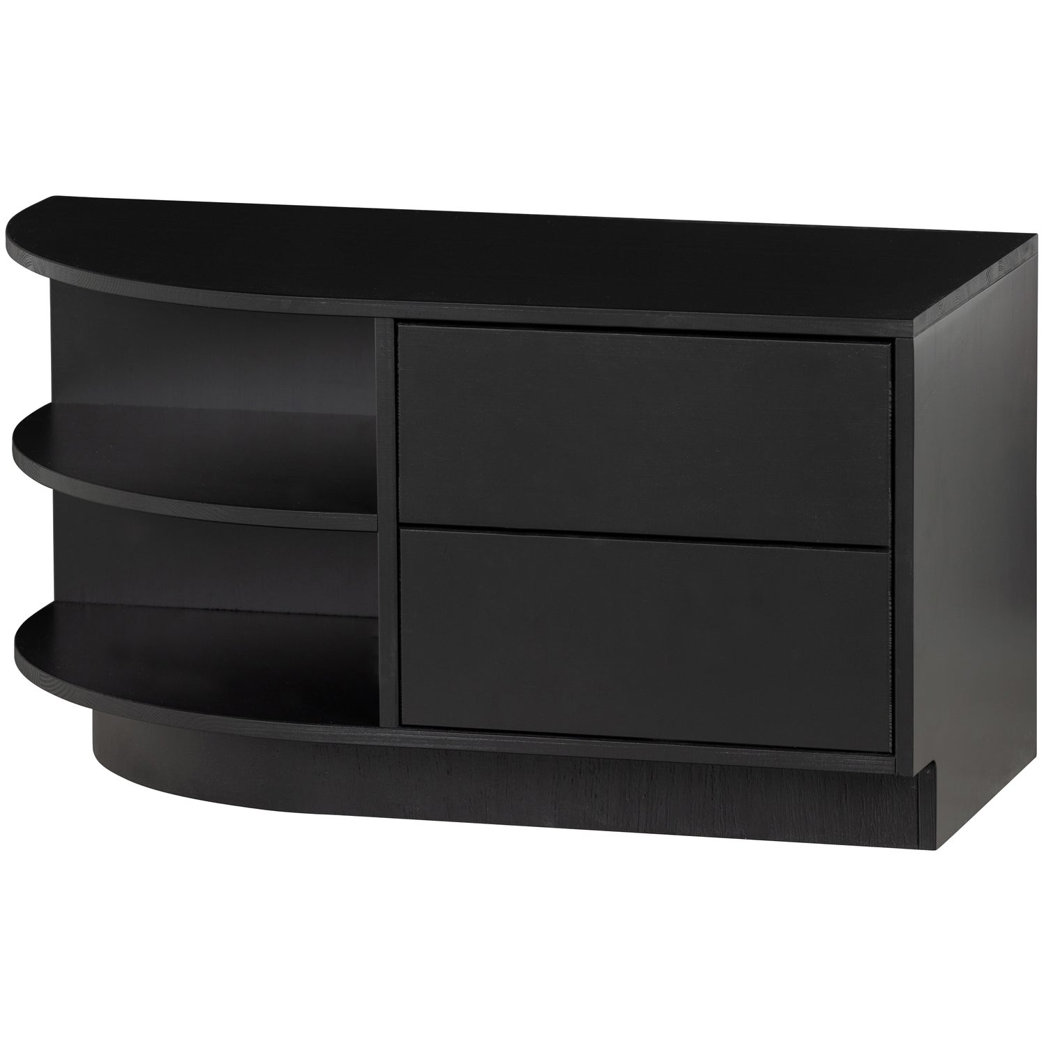 TV-meubel Finca Links, Mat zwart, 78cm - Afbeelding 6