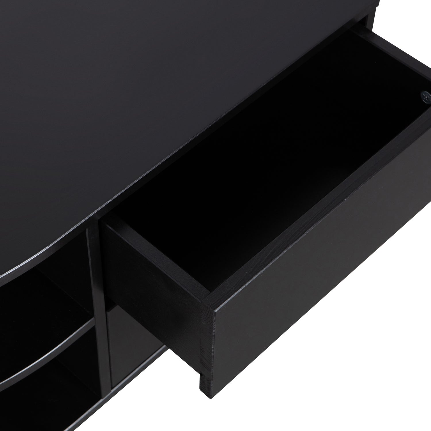 TV-meubel Finca Links, Mat zwart, 78cm - Afbeelding 11
