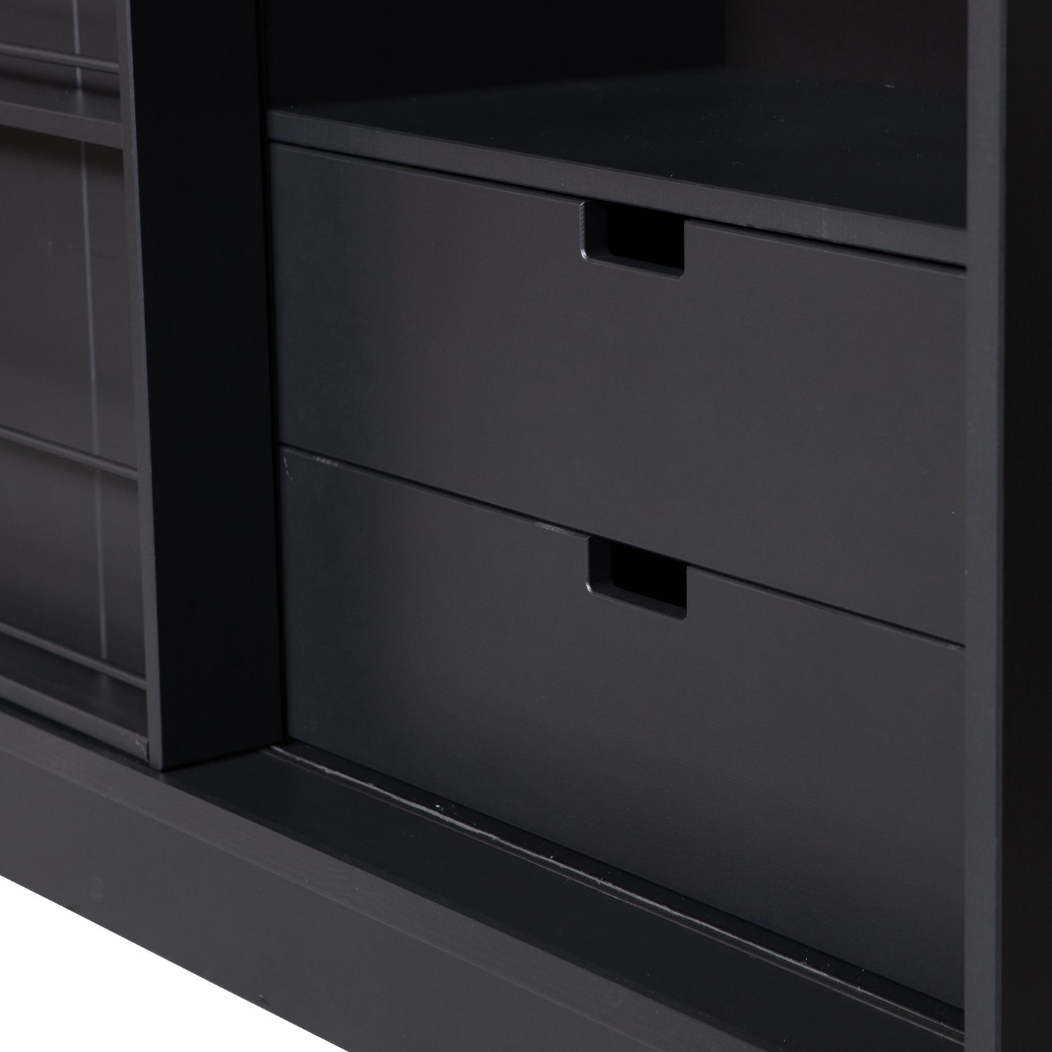 Opbergkast Swing Met schuifdeur - Mat Zwart - Afbeelding 9