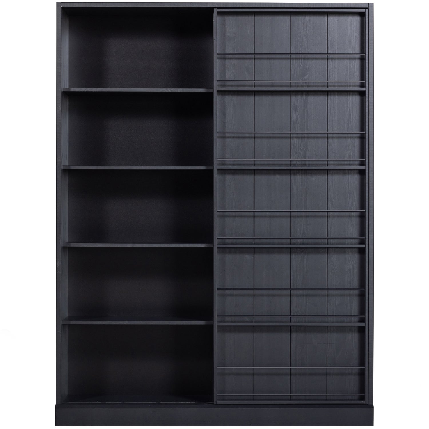 Opbergkast Swing Met schuifdeur - Mat Zwart - Afbeelding 6