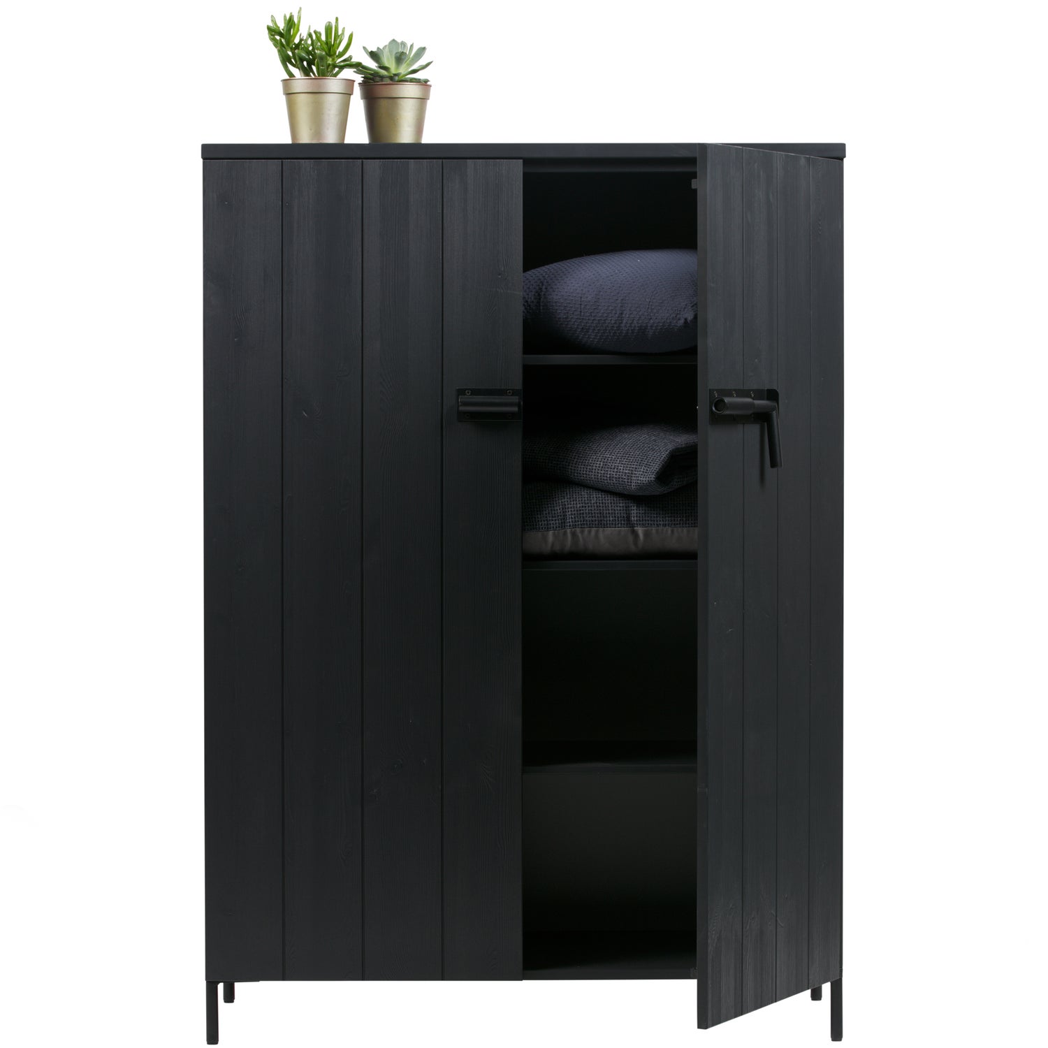 Opbergkast Bruut kleur Zwart - Afbeelding 7