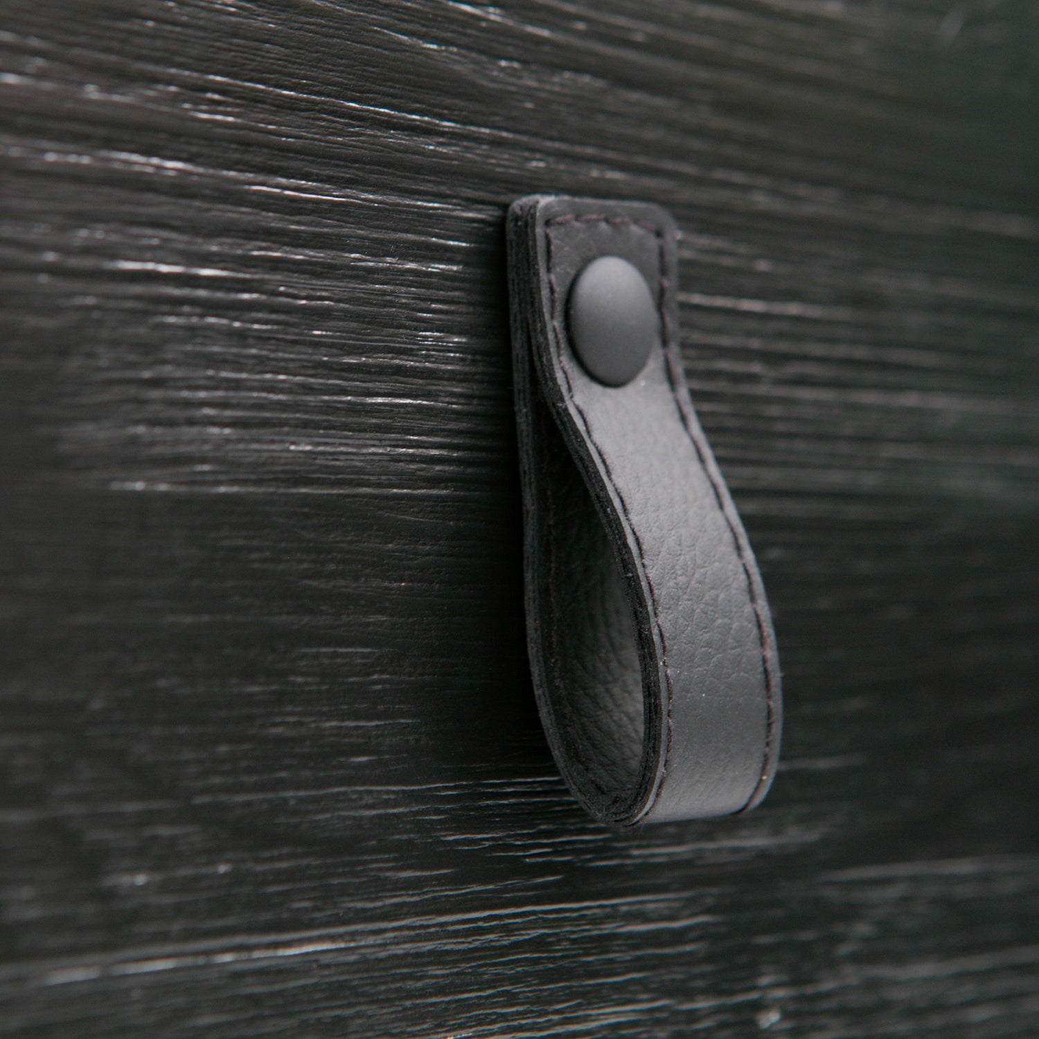 Nachtkastje Zola kleur Zwart - Afbeelding 9