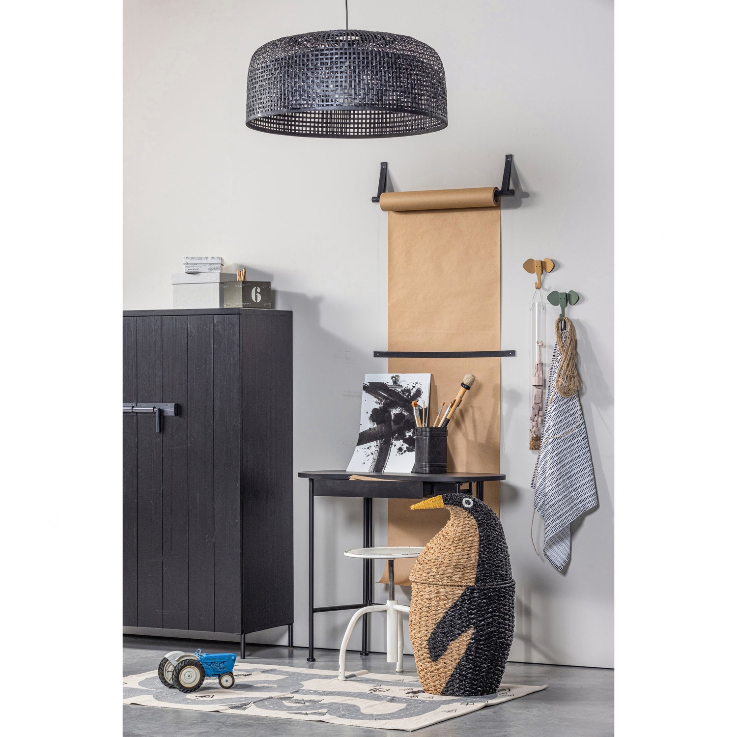 Opbergkast Bruut kleur Zwart - Afbeelding 3