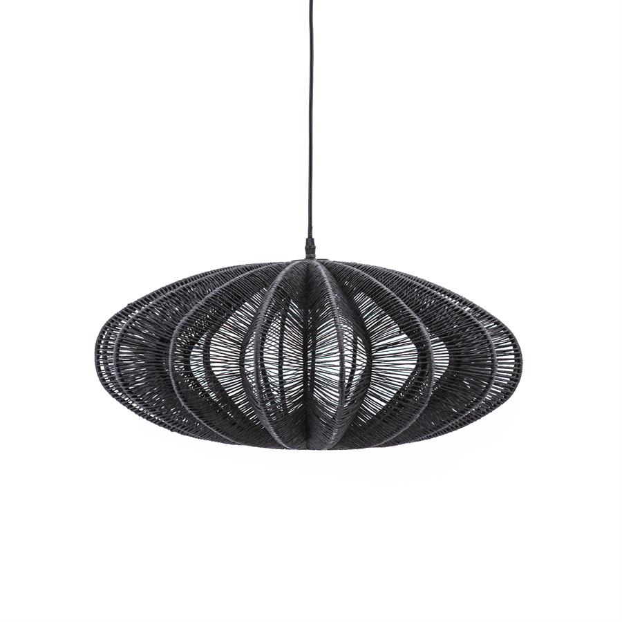 Hanglamp Nimbus Metaal en touw - Zwart - Afbeelding 10