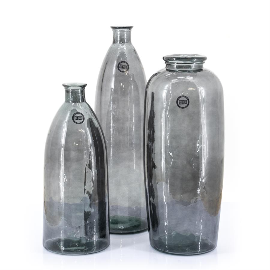 Vaas Dali Glas 26 x 63 cm Grijs - Afbeelding 14