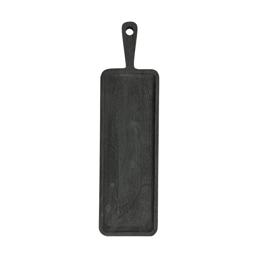 Serveerplank Plancha Mangohout 60 cm - Zwart - Afbeelding 5