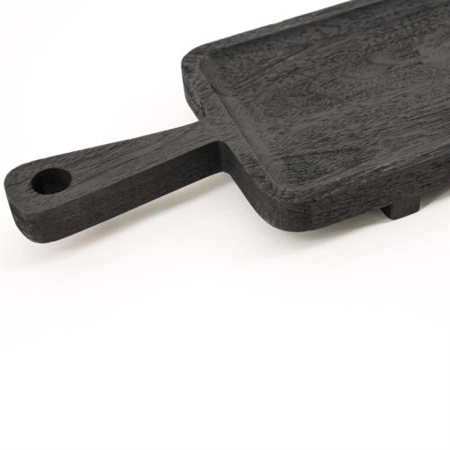 Serveerplank Plancha Mangohout 74 cm - Zwart - Afbeelding 7