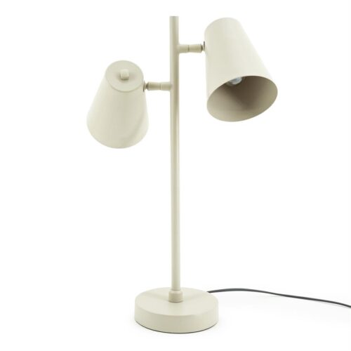 Tafellamp Cole 2 lampen - Beige - Afbeelding 8