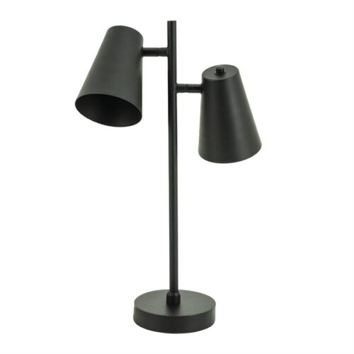 Tafellamp Cole 2 lampen - Zwart - Afbeelding 4