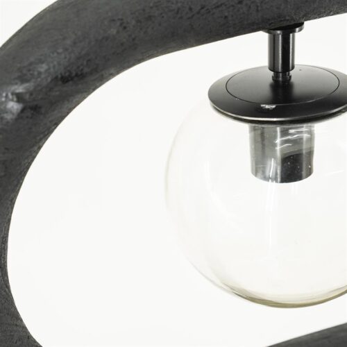 Hanglamp Eris 2 lampen - Zwart - Afbeelding 6
