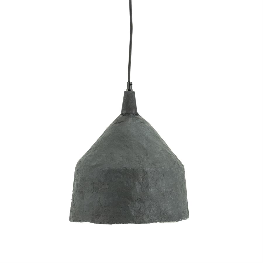 Hanglamp Sana Papier maché klein - Grijs - Afbeelding 5