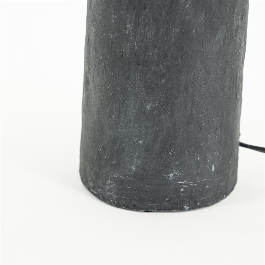 Tafellamp Sana Papier maché 45 cm - Grijs - Afbeelding 8