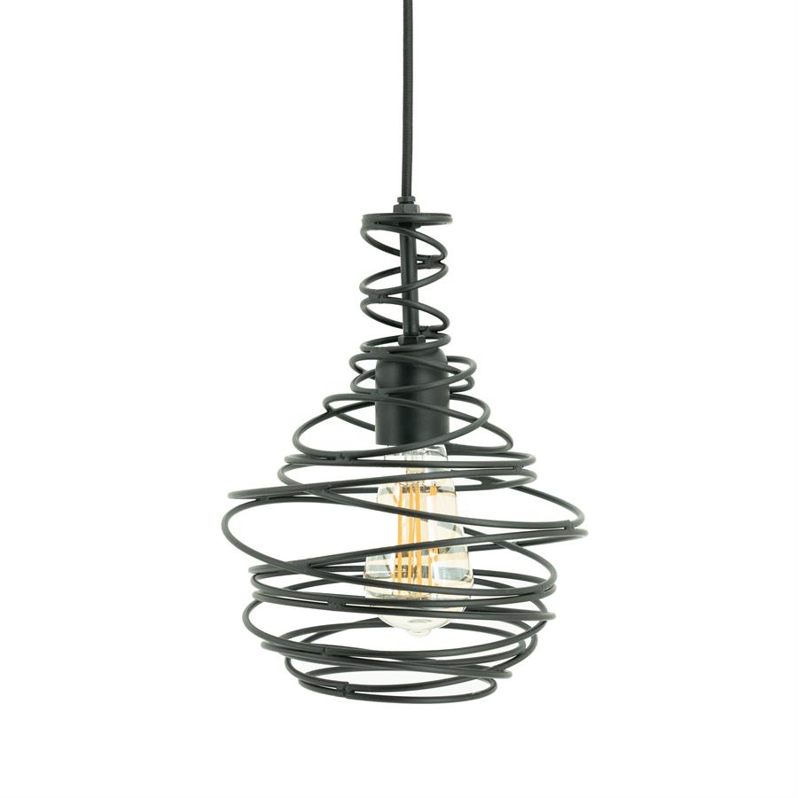 Hanglamp Coil - Zwart - Afbeelding 4