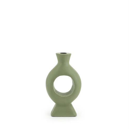 Kaarsenhouder Torch Groen - 30 cm - Afbeelding 7