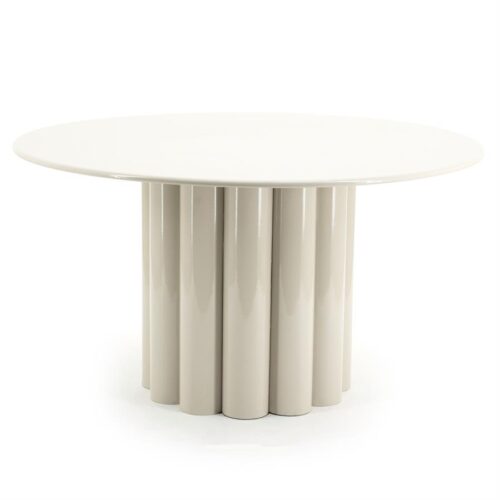 Salontafel Olympa Metaal Ø63cm - Beige - Afbeelding 4