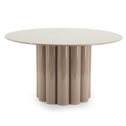 Salontafel Olympa Metaal Ø63cm - Oud Roze - Afbeelding 4