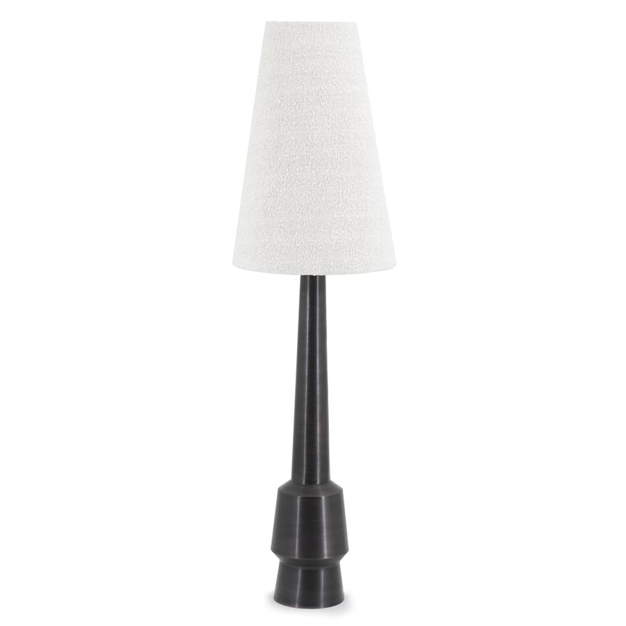 Vloerlamp Dawn Bouclé en metaal 146cm - Afbeelding 6