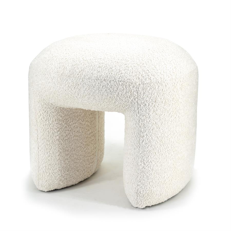 Hocker Sahi - Beige (zithoogte 41 cm) - Afbeelding 4