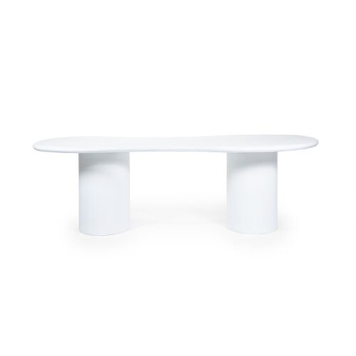 Organische Eettafel Seki 200cm - Wit - Afbeelding 8