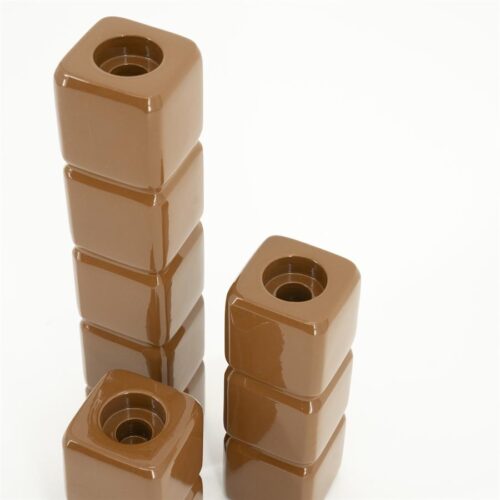Kaarshouder Cube set van 3 stuks - Mustard - Afbeelding 9
