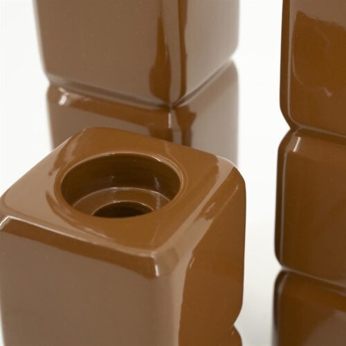 Kaarshouder Cube set van 3 stuks - Mustard - Afbeelding 10