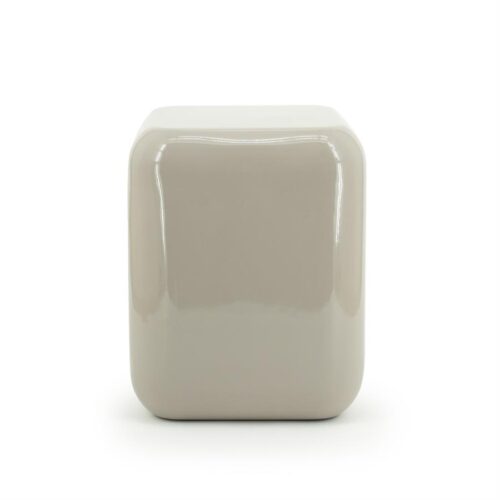 Poef/ Bijzettafel Dixon 34 x 34 cm - Taupe - Afbeelding 4