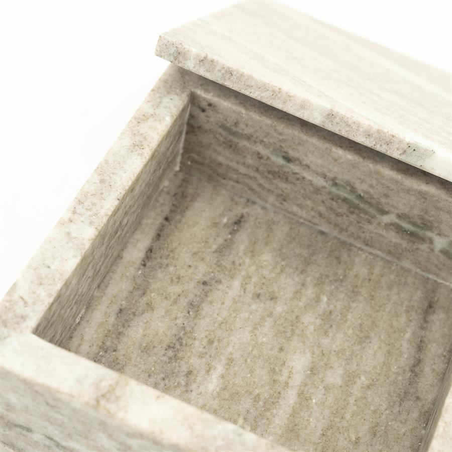Opbergdoos Shari Marmer - 16 cm - Afbeelding 4
