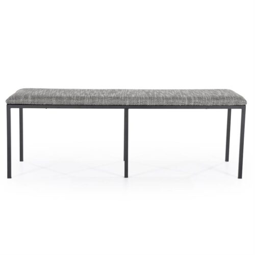 Eetkamerbank Lass 135 cm - Antraciet - Afbeelding 7