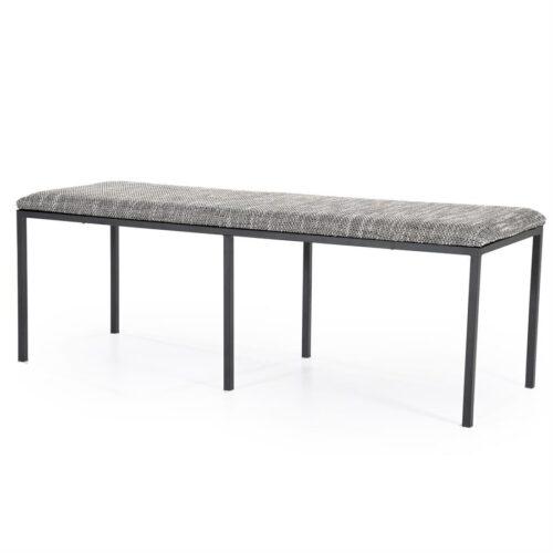 Eetkamerbank Lass 135 cm - Antraciet - Afbeelding 8
