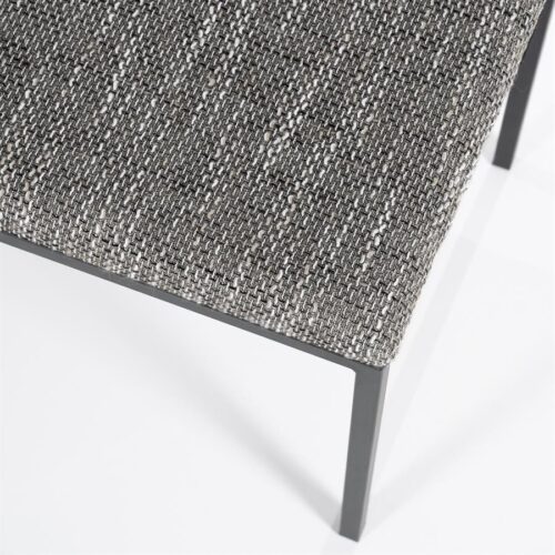 Eetkamerbank Lass 135 cm - Antraciet - Afbeelding 9