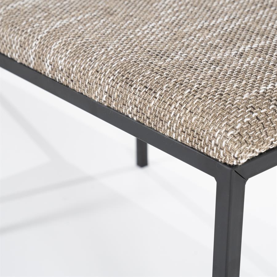 Eetkamerbank Lass 135 cm - Bruin - Afbeelding 11