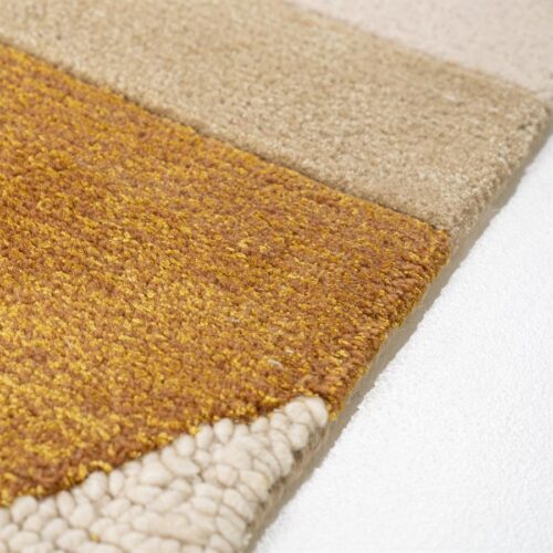 Vloerkleed Kazi 190 x 290 cm - Mosterdgeel - Afbeelding 8