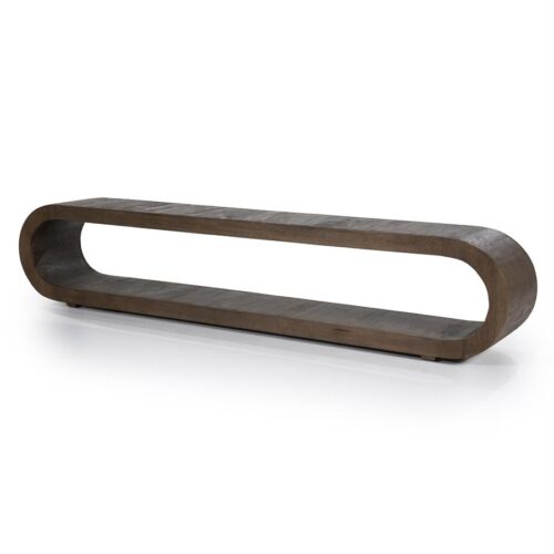TV-meubel Elora Mangohout 200cm - Bruin - Afbeelding 12