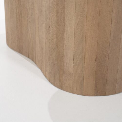 Organische Salontafel Fall Mangohout Set van 2 - Naturel - Afbeelding 8