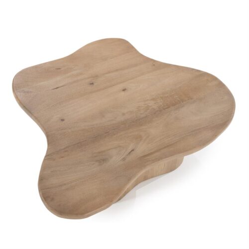 Organische Salontafel Fall Mangohout Set van 2 - Naturel - Afbeelding 10