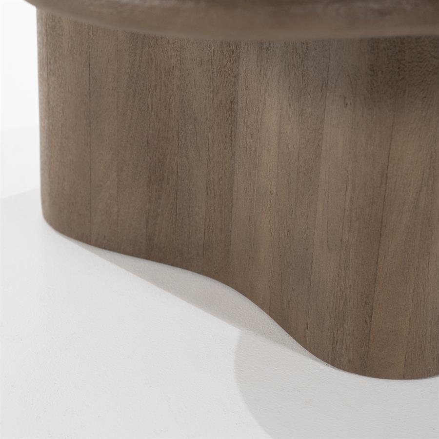 Organische Salontafel Fall Mangohout Set van 2 - Bruin - Afbeelding 9
