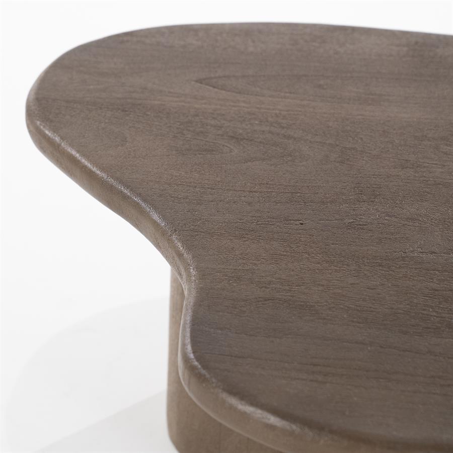 Organische Salontafel Fall Mangohout Set van 2 - Bruin - Afbeelding 10