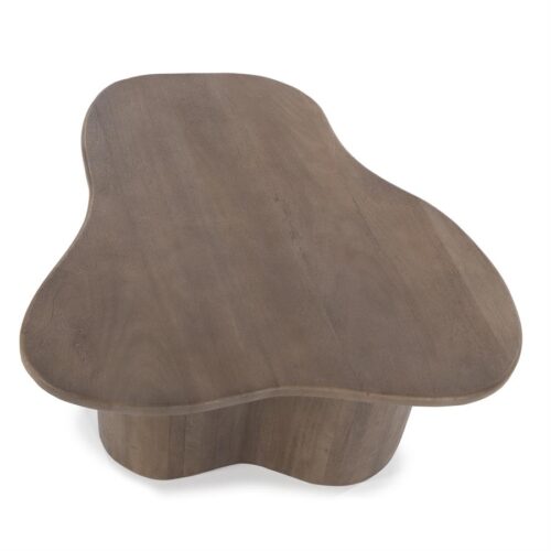 Organische Salontafel Fall Mangohout Set van 2 - Bruin - Afbeelding 12