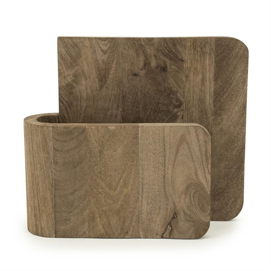 Tijdschrifthouder Yomu Mangohout - Bruin - Afbeelding 41