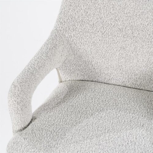 Eetkamerstoel Fika Bouclé - kleur Beige - Afbeelding 22
