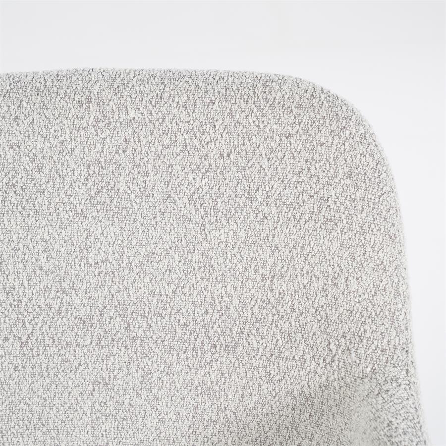 Eetkamerstoel Fika Bouclé - kleur Beige - Afbeelding 23